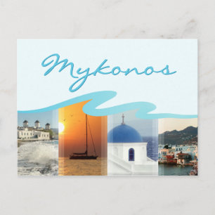 Mykonos Island Greece briefkaart