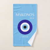 Mykonos Muse, Bleu (Serviette à main)