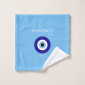 Mykonos Muse, Bleu (Gant de toilette)