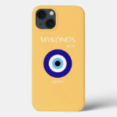Mykonos Muse, geel Case-Mate iPhone Case (Achterkant)