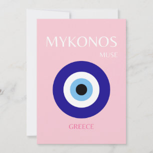 Mykonos Muse, Mykonos, Roze Bedankkaart