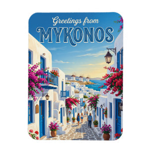 Mykonos Oude Stad Griekenland Magneet