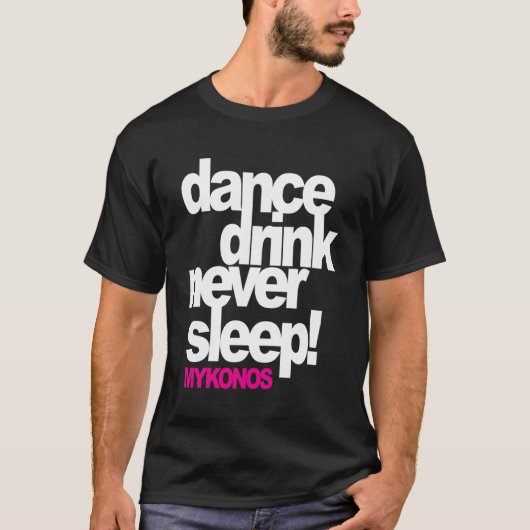 MYKONOS PARTY T-SHIRT (Voorkant)