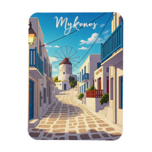 Mykonos Path Griekenland Cycladen Reizen Magneet