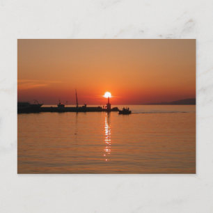 Mykonos Sunset Briefkaart