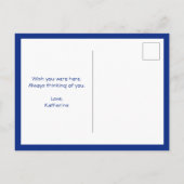 Mykonos Town Grèce Voyage Dessin Carte Postale (Dos)