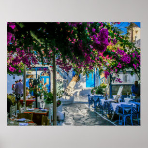 Mykonos Town Poster