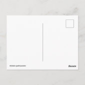 Mylabris kever op bloem briefkaart (Achterkant)