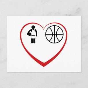 MyLove: Basketbal Briefkaart