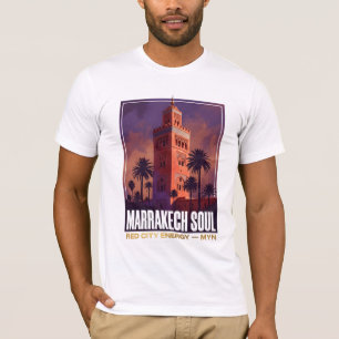 MYN Marrakech Soul Rode Stad Tee T-shirt