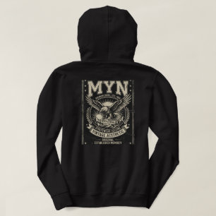 MYN Vintage Retro Gewassen Streetwear Hoodie