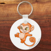 Mynci Oranje Sleutelhanger (Voorkant)