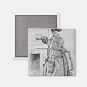 Mynheer's Morning Horn Magneet (Voorkant / Achterkant)