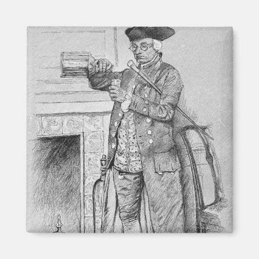 Mynheer's Morning Horn Magneet (Voorkant)