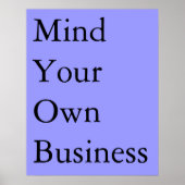 MYOB POSTER (Voorkant)