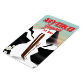 myoko japan ski poster magneet (Linkerzijde)