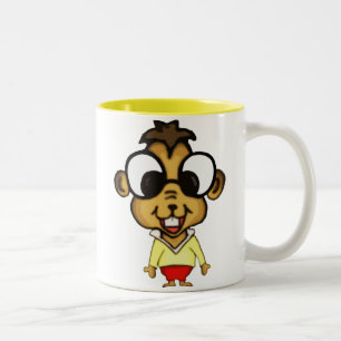Myope Chipmunk-Mok Tweekleurige Koffiemok