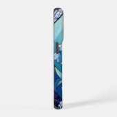 Myosotis bleus chic verre teinté (Côté droit)