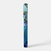 Myosotis bleus chic verre teinté (Côté gauche)