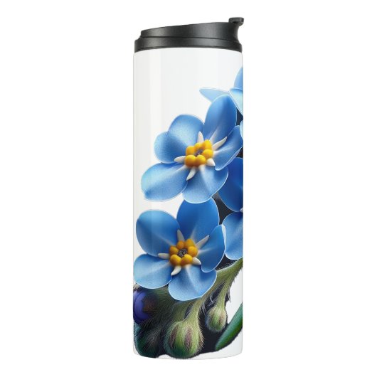 Myosotis reismok thermosbeker (Gedraaid links)