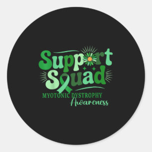Myotone Dystrofie Ondersteuningsteam Ronde Sticker