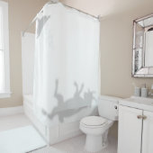 Myotonic Goat Shadow Silhouette Shadow Buddies Douchegordijn (In situ)