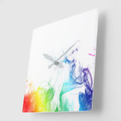 MyPride365 - horloge murale acrylique "de fumée (Angle)