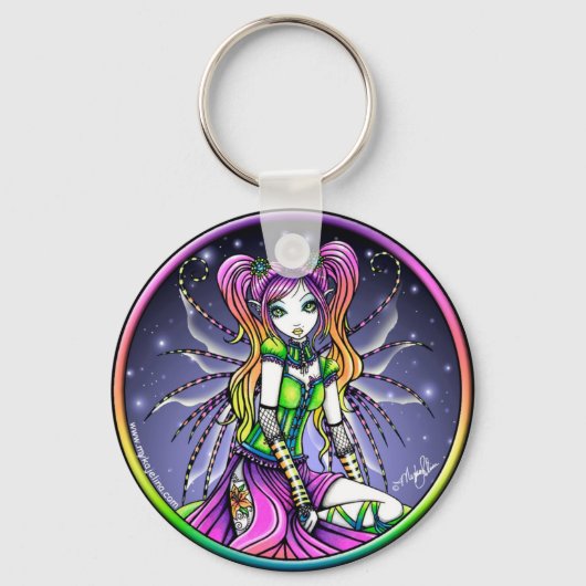 Myra Celestial Rainbow Fairy Sleutelhanger (Voorkant)