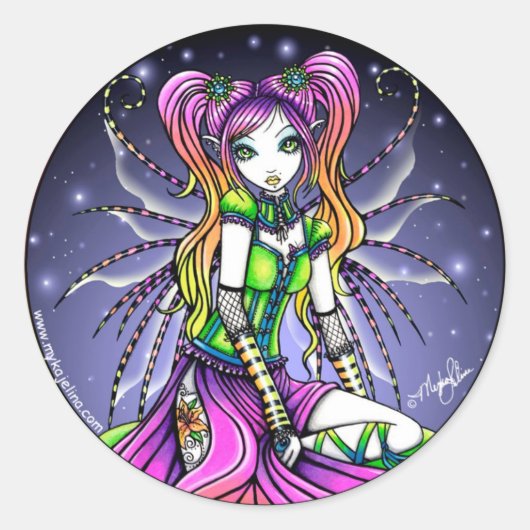 Myra Celestial Rainbow Fairy Stickers (Voorkant)