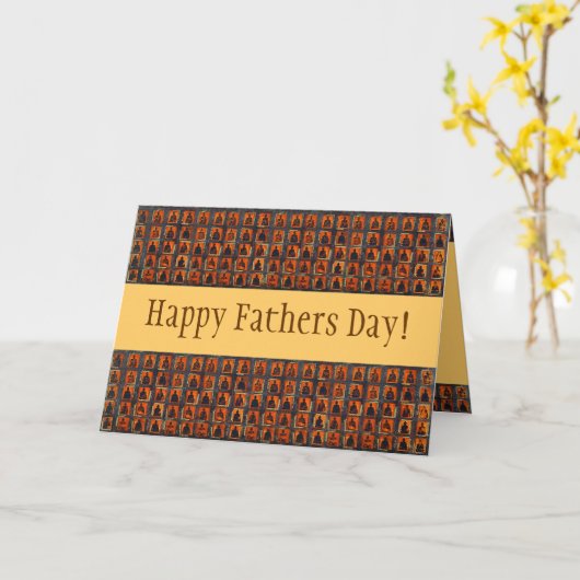 Myriad Bouddha Fête des pères ~ Carte Papa Religie (Fleur jaune)