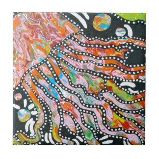 Myriad Color Mirage Jellyfish Tegeltje