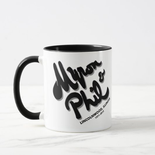 Myron en Phil's Steak House, Lincolnwood, IL. Mok (Links)