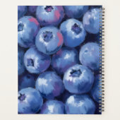 Myrtilles | Aquarelle de fruits peints (Dos)