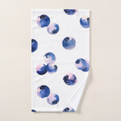 Myrtilles motif aquarelle (Serviette à main)