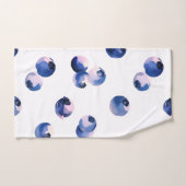 Myrtilles motif aquarelle (Serviette à main)