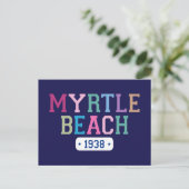 Myrtle Beach 1938 Briefkaart (Staand voorkant)