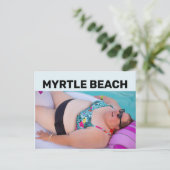 MYRTLE BEACH BIG BATHING BEAUTY Briefkaarten (Staand voorkant)