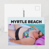 MYRTLE BEACH BIG BATHING BEAUTY Cartes postales (Devant / Derrière)