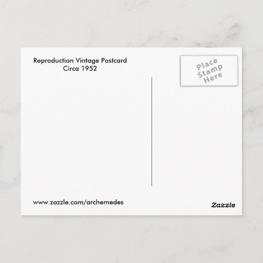 Myrtle Beach Briefkaart (Achterkant)