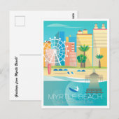 Myrtle Beach, Briefkaart South Carolina (Voorkant / Achterkant)