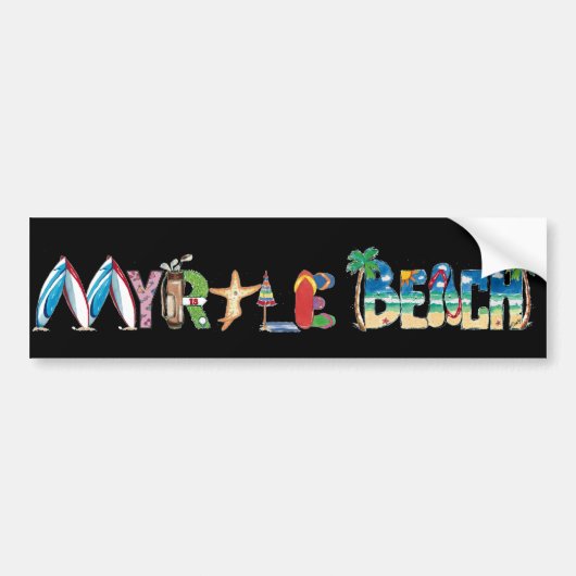 Myrtle Beach bumper sticker (Voorkant)