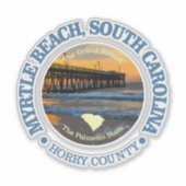 Myrtle Beach (C) Sticker (Voorkant)
