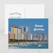 Myrtle Beach Hotels Foto Verjaardag Briefkaart (Voorkant / Achterkant)