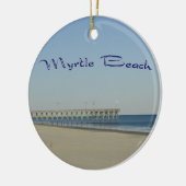 Myrtle Beach Keramisch Ornament (Links)