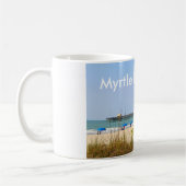 Myrtle Beach, pilier de scène de plage de tasse de (Gauche)