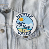 Myrtle Beach. Ronde Button 4,0 Cm (In situ)