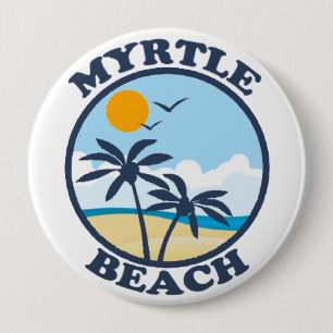 Myrtle Beach. Ronde Button 4,0 Cm