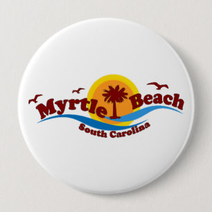 Myrtle Beach. Ronde Button 4,0 Cm