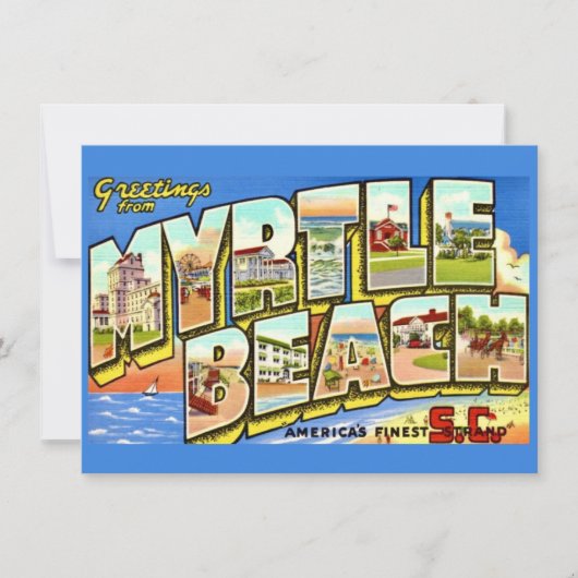 Myrtle Beach SC Moving Faire-part (Devant)