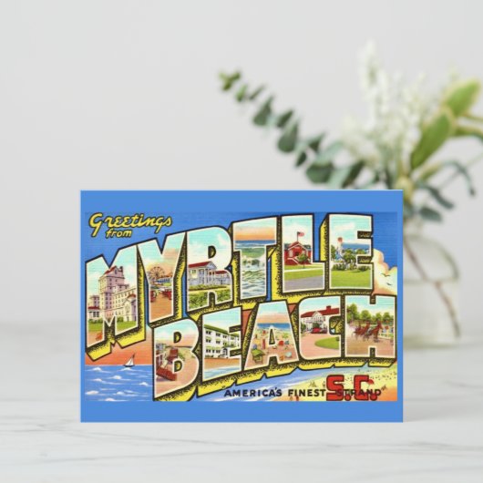 Myrtle Beach SC Moving Faire-part (Debout devant)